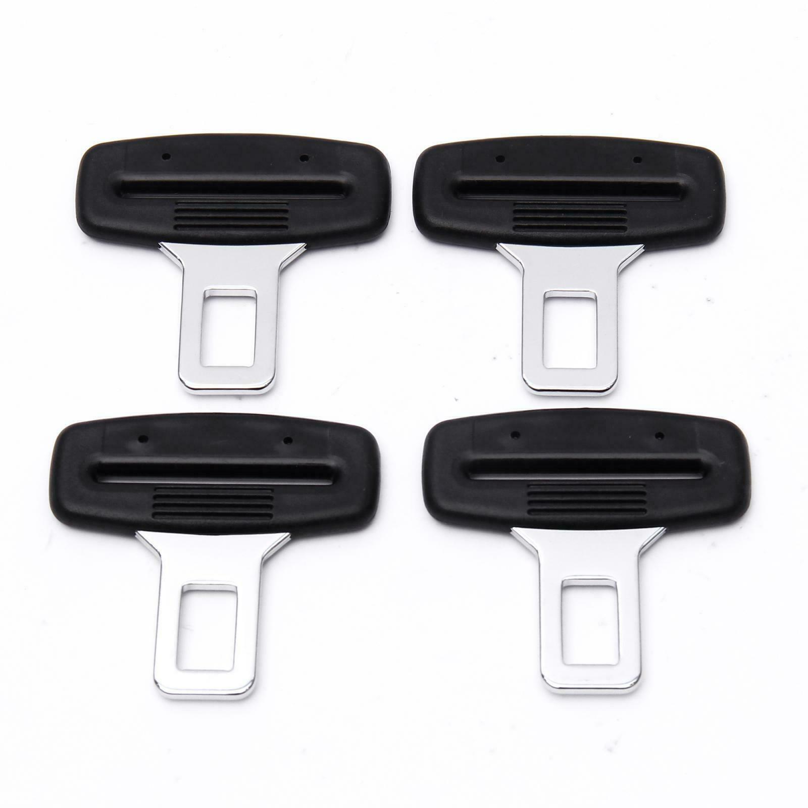 Universal Auto Car Seat Safety Belt Buckle Belt Clip Silencer Metal Tongue