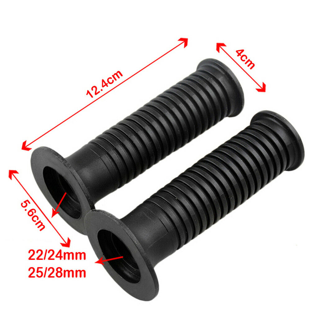 Lot Of 2 Pieces Motorcycle Rubber Grips Soft Anti-splash For BMW R1200GS RT1200