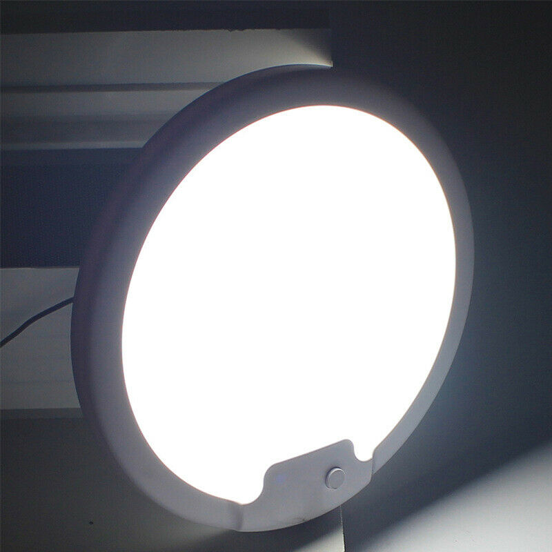 20CM Round RV Camper Yacht Ceiling Fixtures Light Indoor Lighting +Switch 12/24V