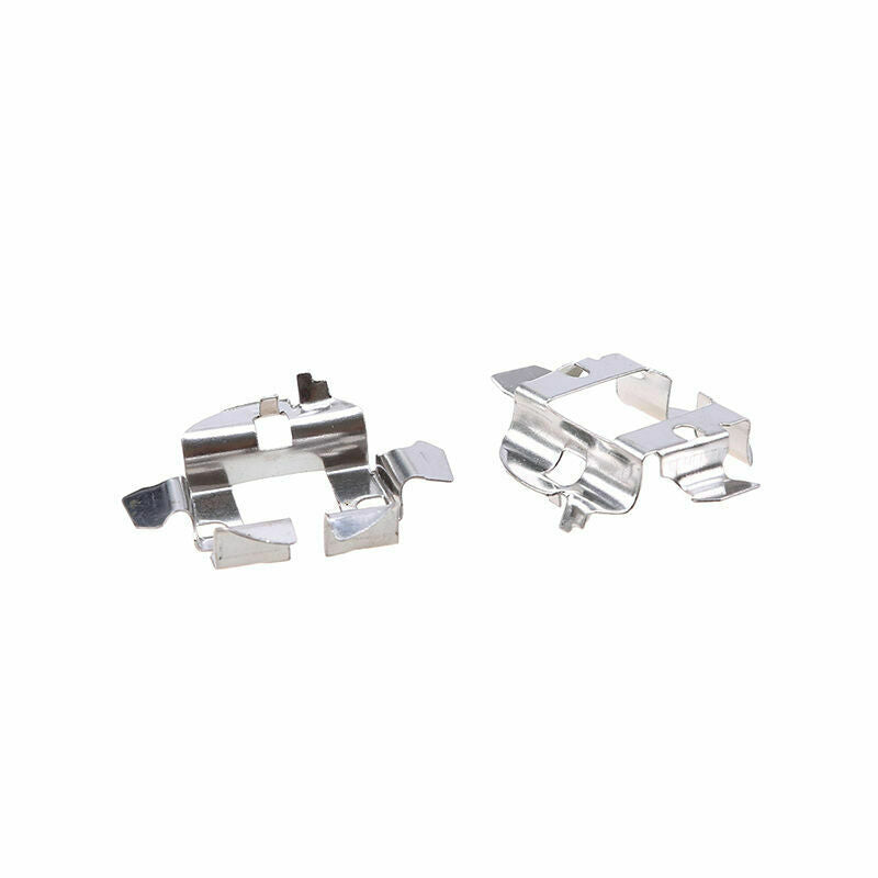 2X Sliver H7 HID Bulb Socket Holder Adapter Base Retainer Clips for Audi A6