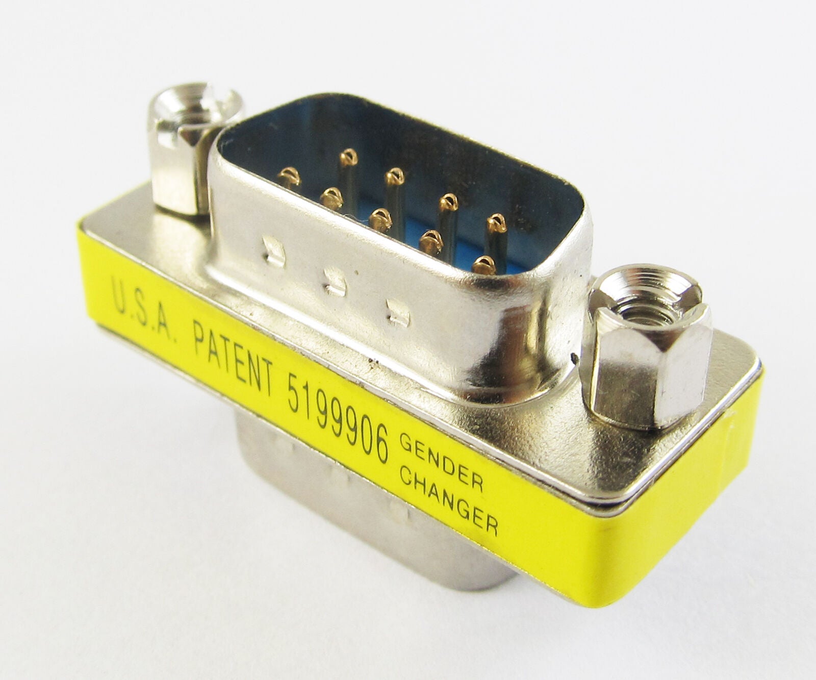 5pcs New RS-232 DB9 9-pin Male to D-Sub Male Plug Serial Mini Gender Changer