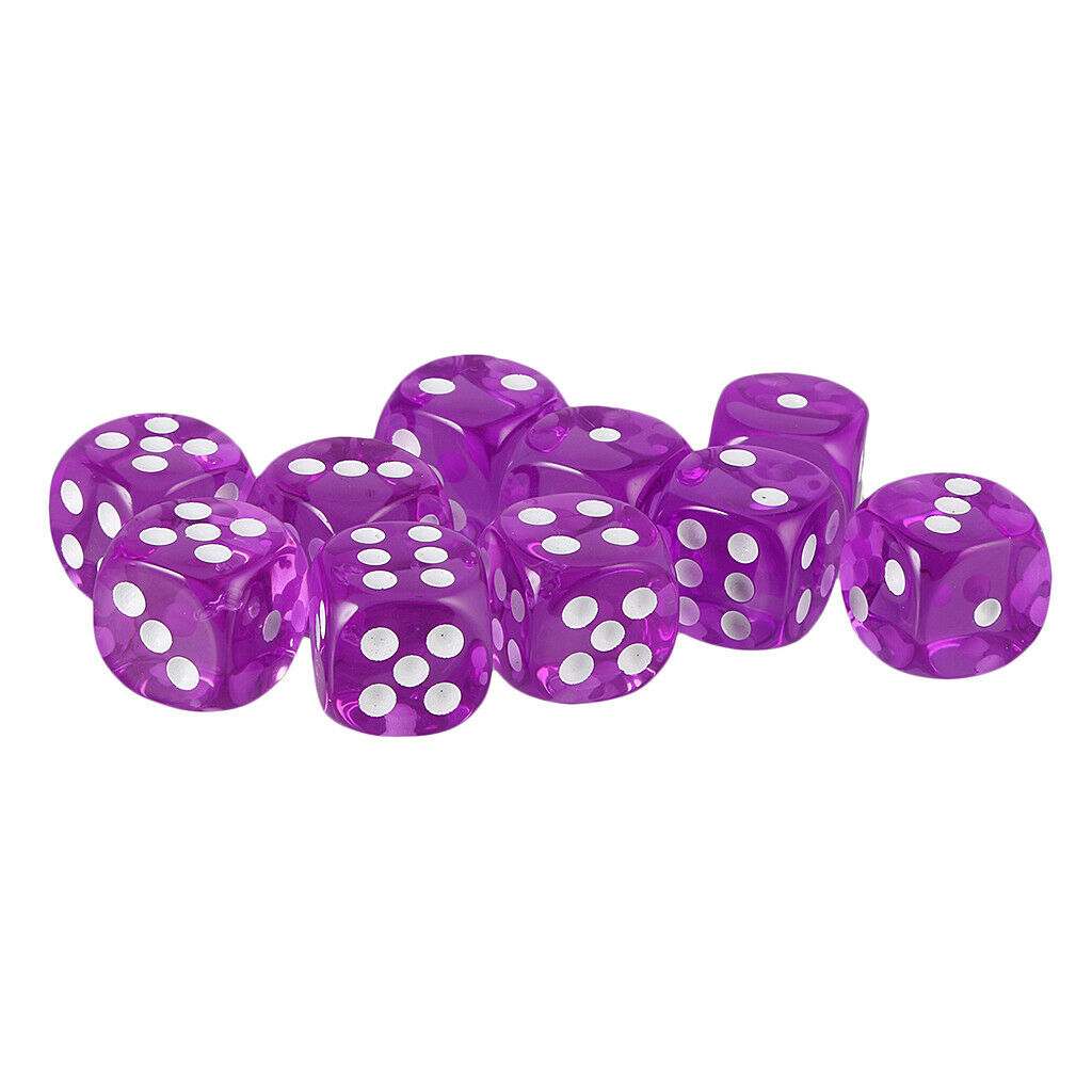 20 Pieces Six Sided Dice Digital Dice D6 Set for DND RPG Role Playing Games