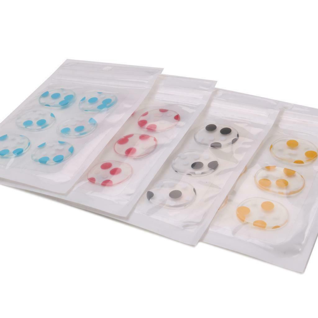 6Pcs Drum Dampening Control Gel Pads Drum Dampener Tone Control Yellow