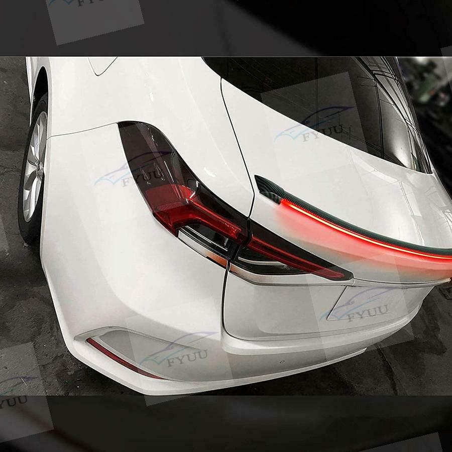 1.2m 3.9ft Universal Glossy Black LED Trunk Roof Car Spoiler Lip Tail Wing Lid