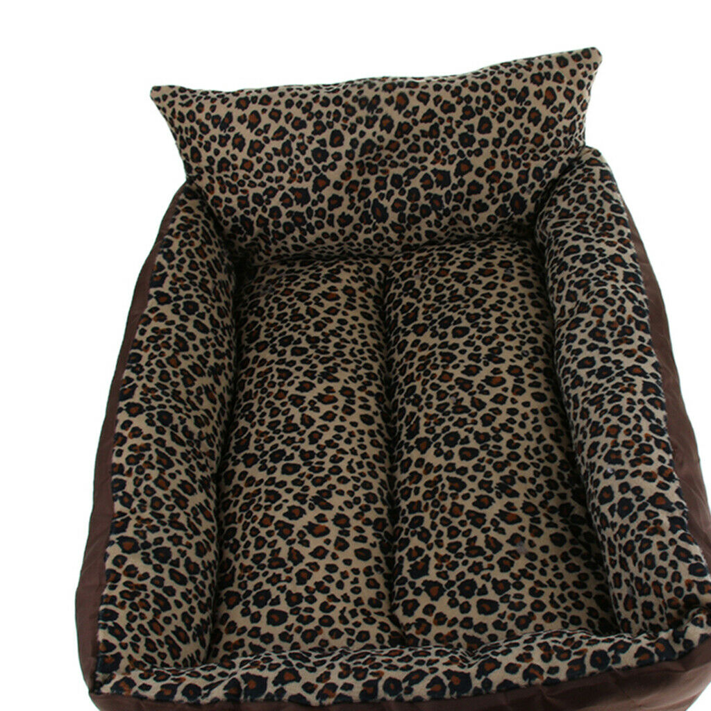 Soft Washable Dog Cat Pet Warm Sofa Bed Cushion With PP Cotton Pillow