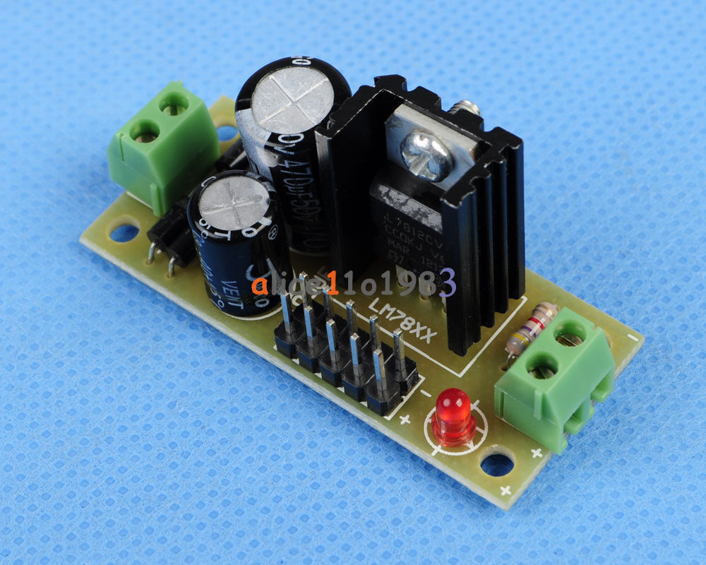 L7812 Step Down 14.5V-35V To 12V Power Supply Module DIY Kit