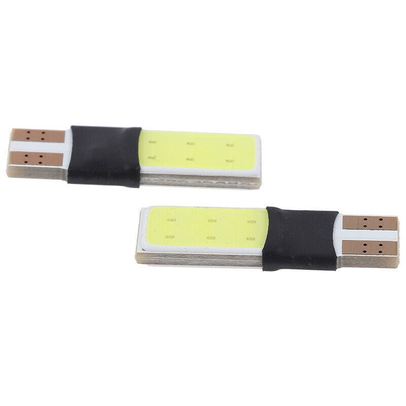 10Pcs LED Cob White T10 W5W Light Bulbs Side Light Canbus Clearance LampsJCAU DD