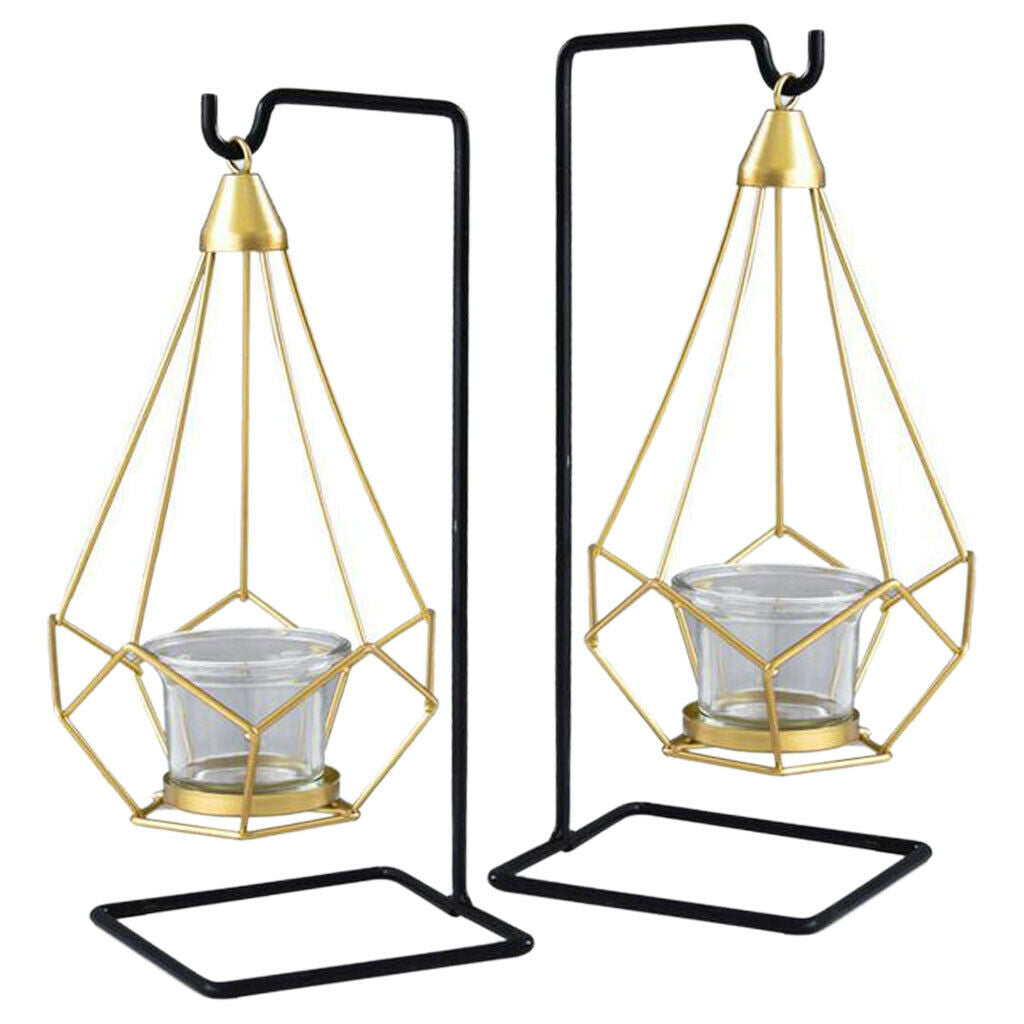 Geometric Hanging Tea Light Candle Holder Decor Table Decoration for Wedding