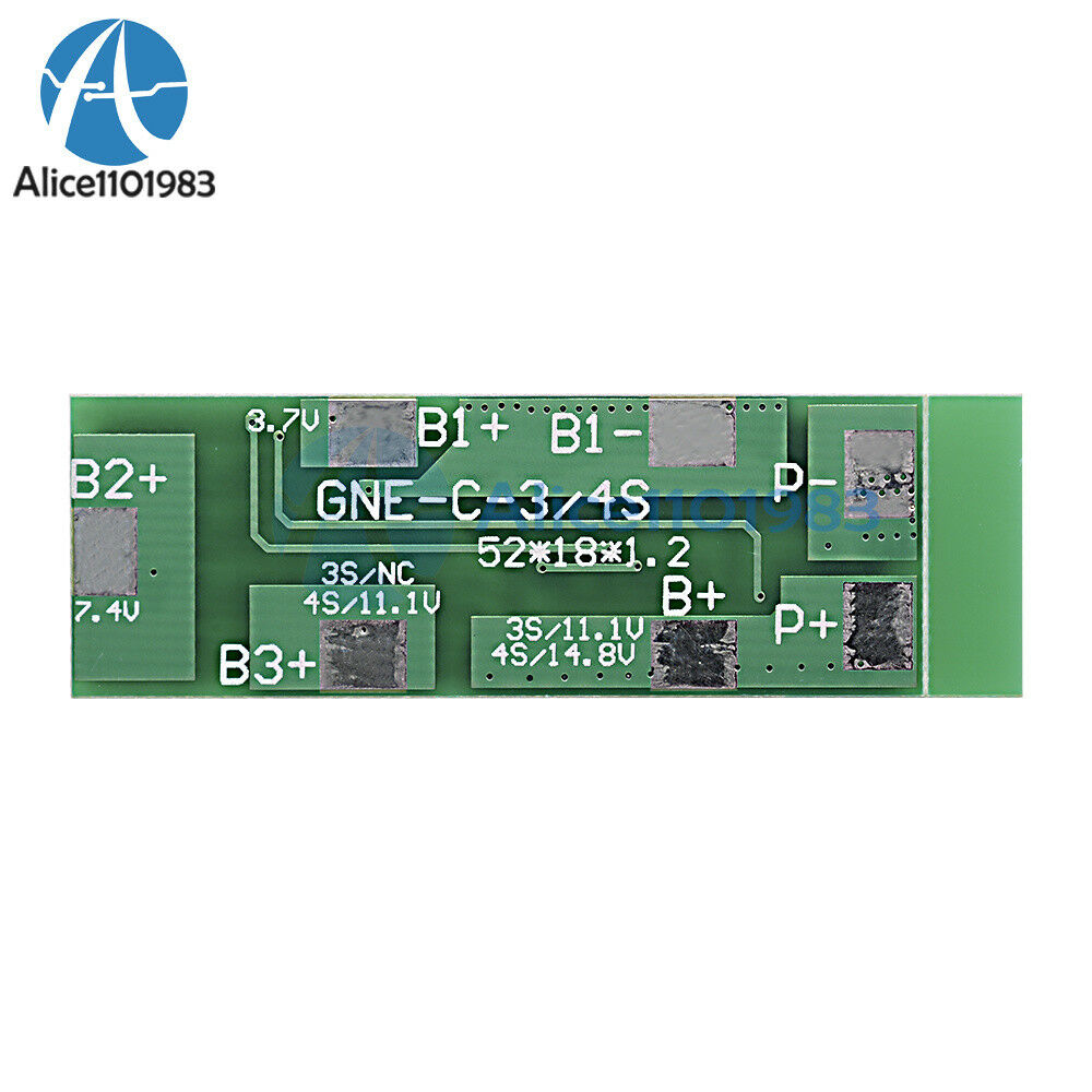 4S 8A Polymer Lithium Battery Charger Protection Board Li-ion Charging Protect