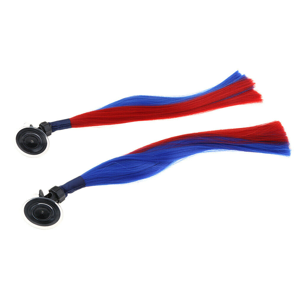 Ladies Girl's Pigtails Ponytails for Motorcycle Skate Snow Bike Helmet 2