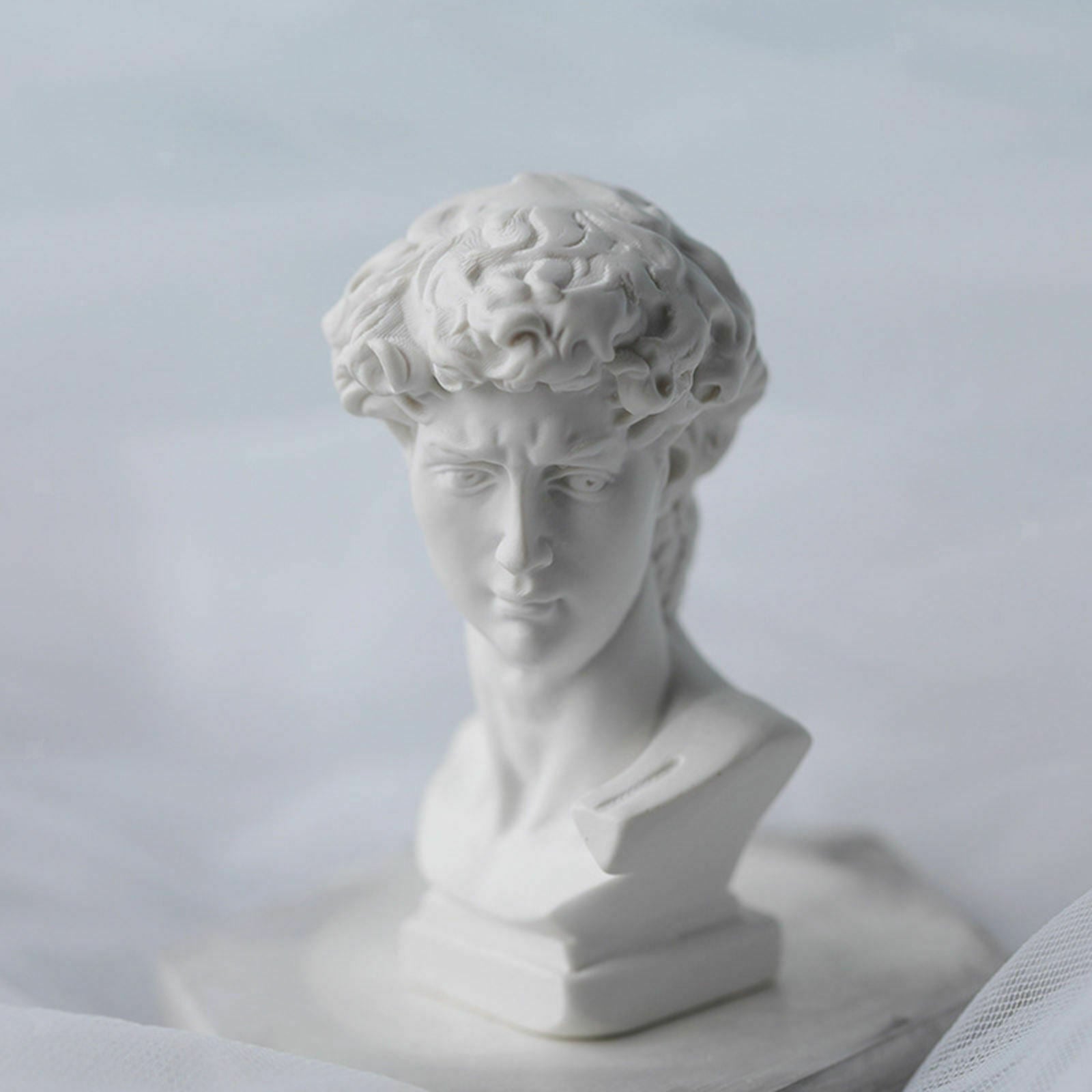 Bust Statue Candle Mold Diy Making Soap Plaster Mold in