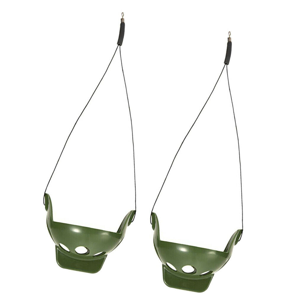 Set of 2 Bait Cage Feeder Tool Bait Cage Fishing Trap Basket Feeder Holder