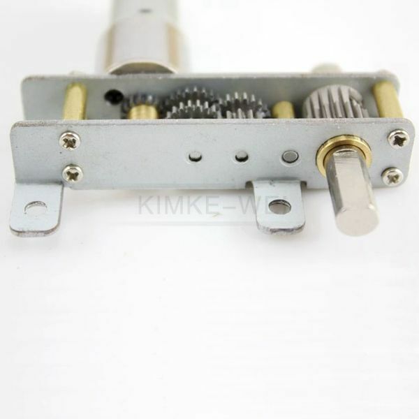 12V DC 60RPM Torque Gear Box Electric Motor For ROBOT