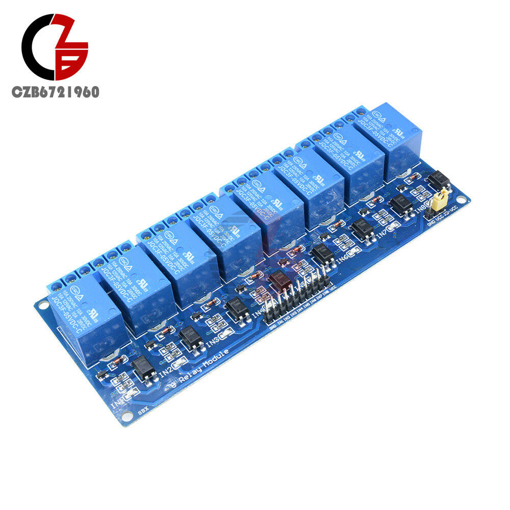 2PCS 8-Channel 5V Relay Shield Module Board Optocoupler module Arduino ARM AVR