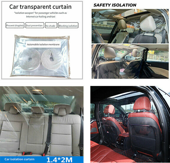 1.4 x 2M Car Separator Air Conditioning Isolation Transparent Protective Film