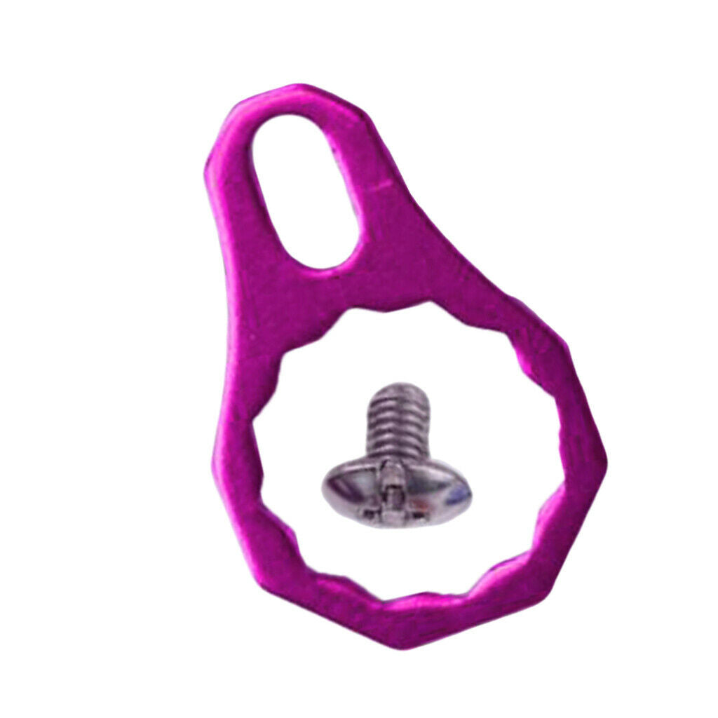 2X Baitcasting Reels Plate Baitcasting Tackle DIY Fishing Accessory Purple