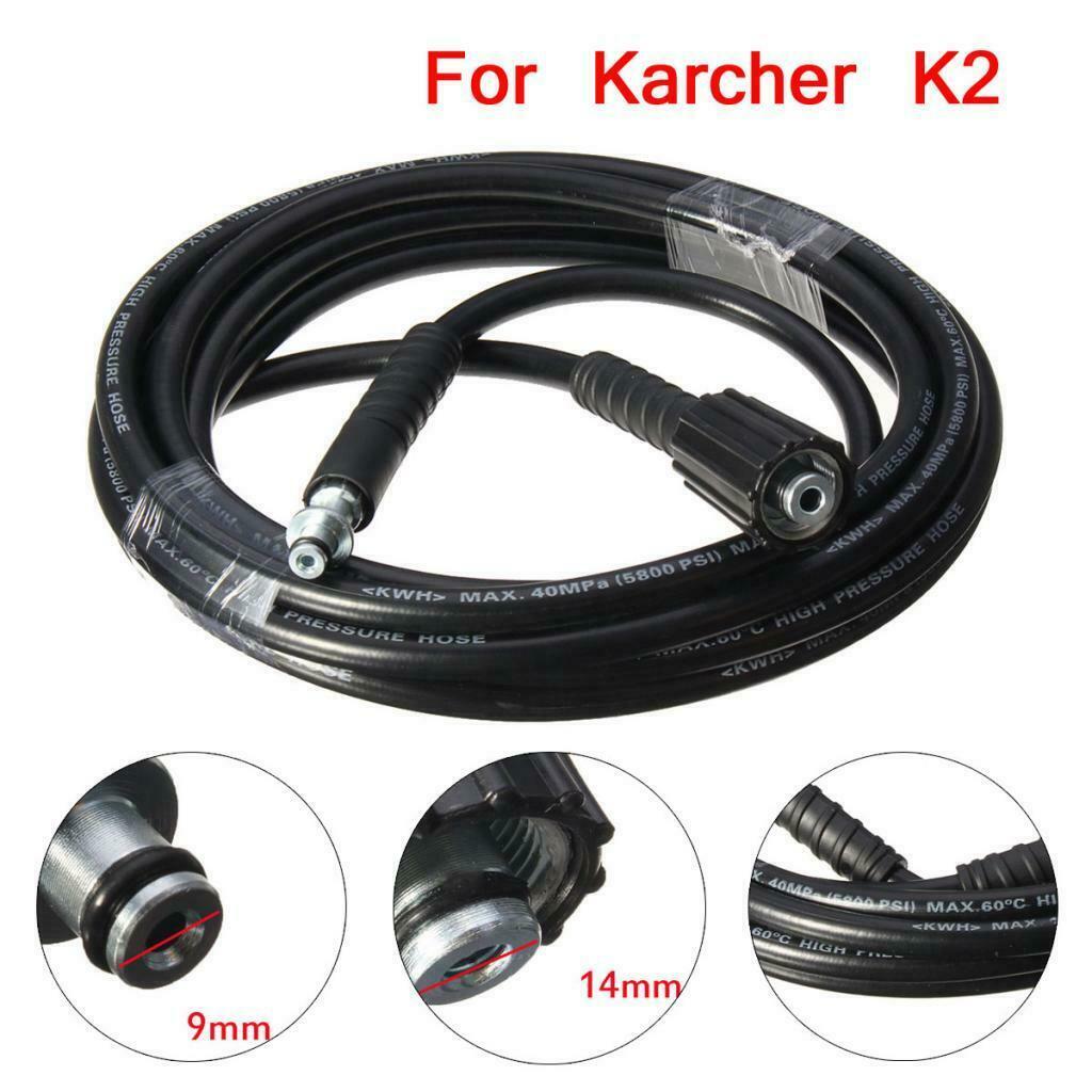 500cm/ 16.40ft 5800PSI/160Bar High Pressure Washer Washing Cleaner Hose For
