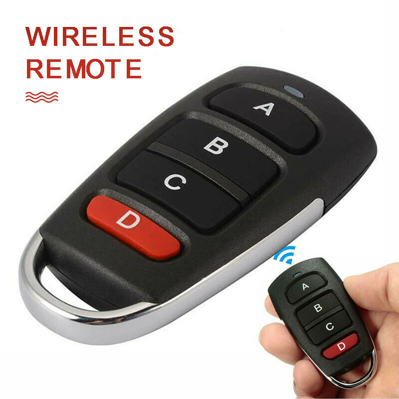 Mini 4 Channel Gate Garage Door Remote Control Key Fob Cloner 433mhz Universal