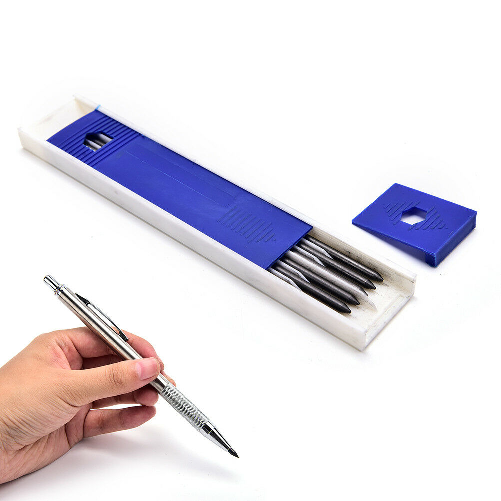 1Set 3.0mm HB Lead Holders Automatic Mechanical Pencil 6 Leads Refills Ne.l8