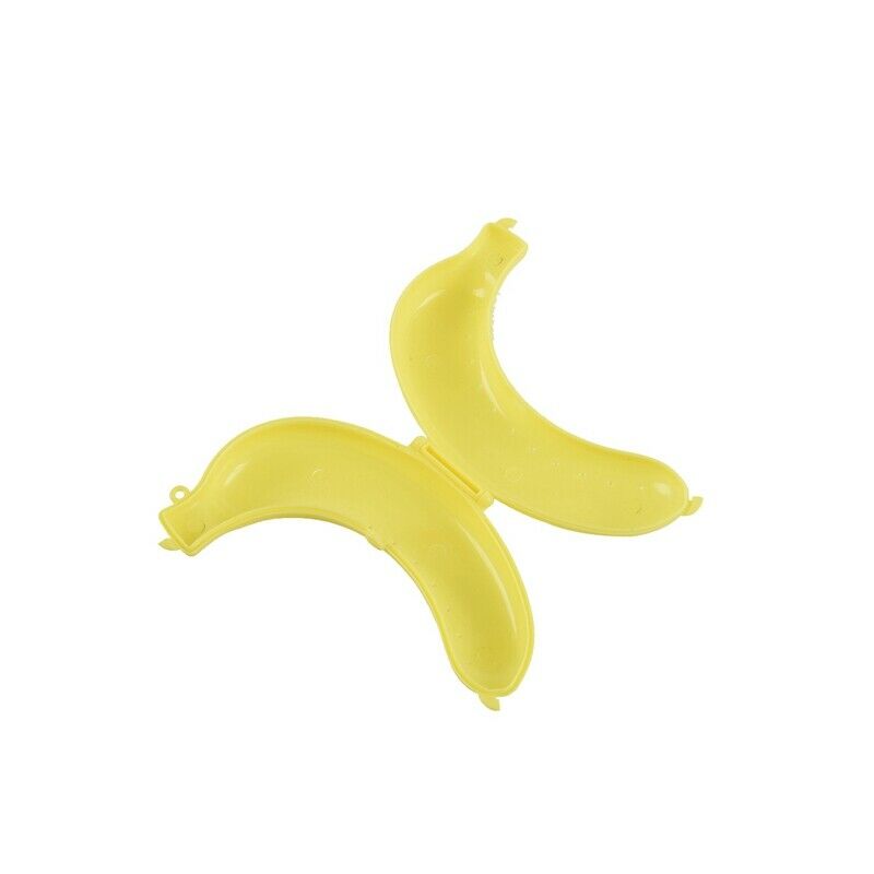 Banana Case Lunch Box Protector Container Holder Cer Storage - Yellow D4P8P8