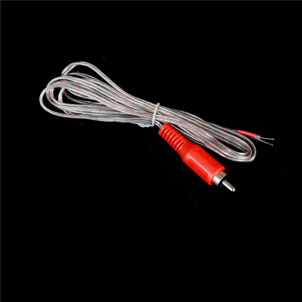 Replacement repair Speaker Bare Wire cable 5ft With RCA Plug to Stripped End Fx