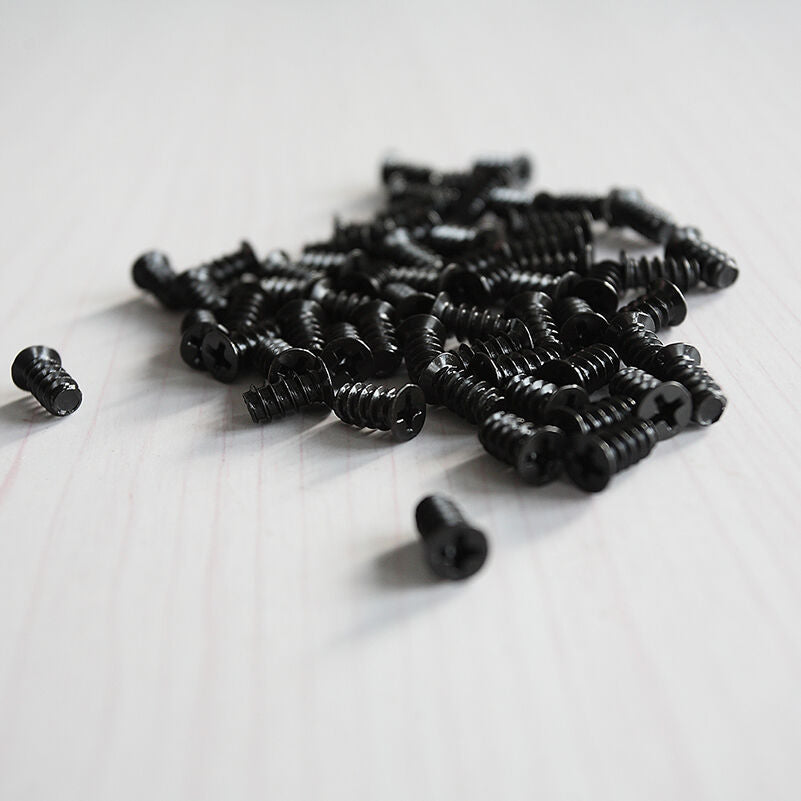 30x Black Computer PC Case Cooling Fan Durable Screw For Fan 60mm 80mm 120mm Pip