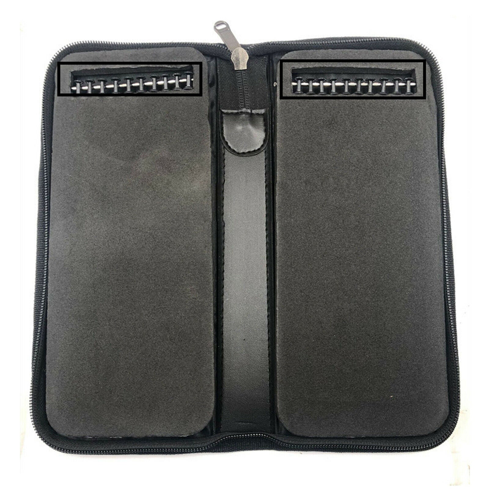 Carp Fishing Tackle Box Rig Wallet Board Case w/ 20 Pins Holder Storage
