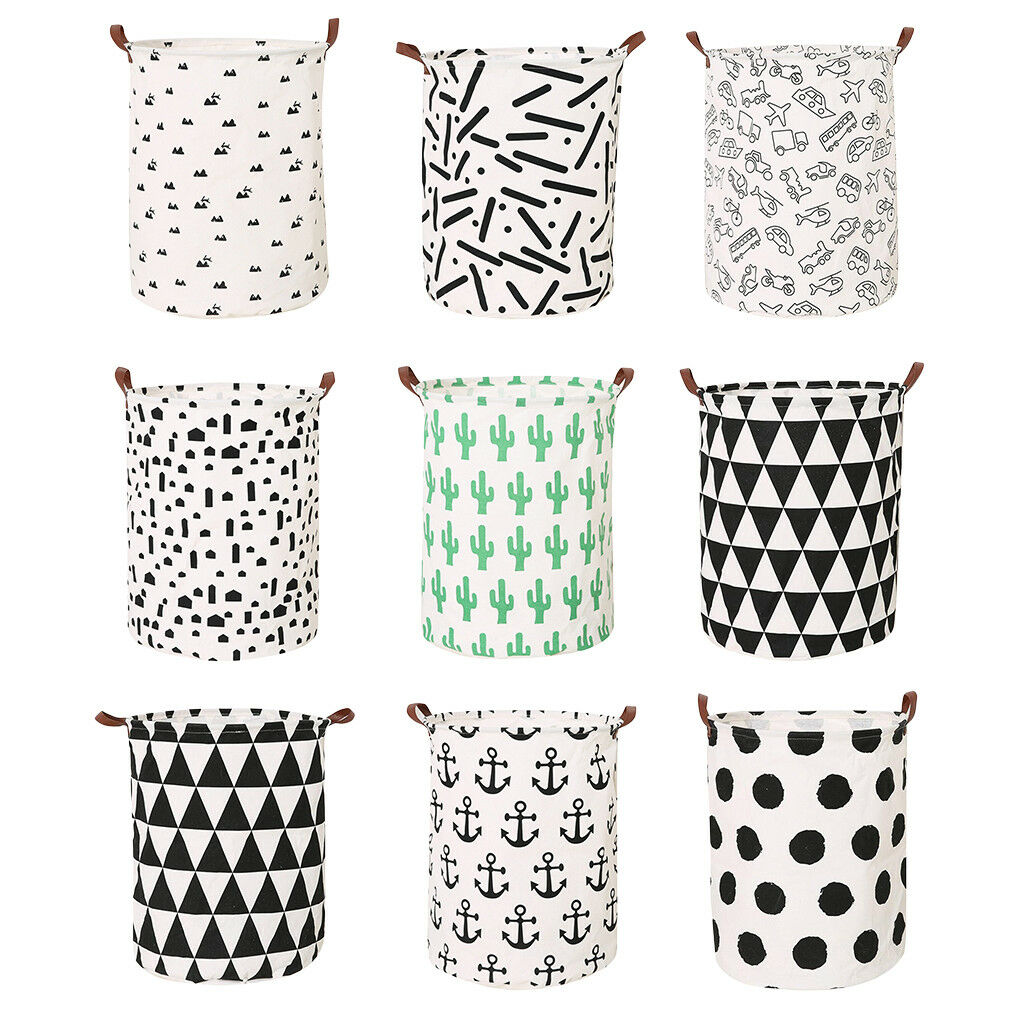 Nordic Style Nursery Toys Basket Free Standing Hamper Laundry Bin Mountain