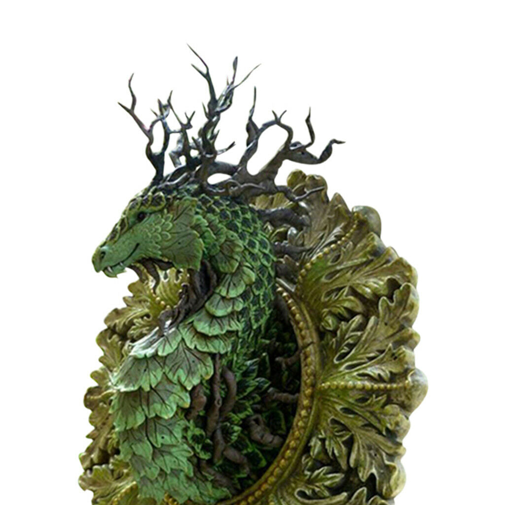 Dragon Wall Sculpture Decor Plaque for Home Indoor Patio Tree Ornaments