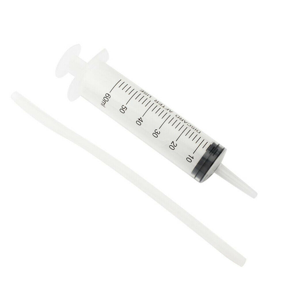 2x Durable Bike Tire Filling Syringe Universal Repair Sealant Injector
