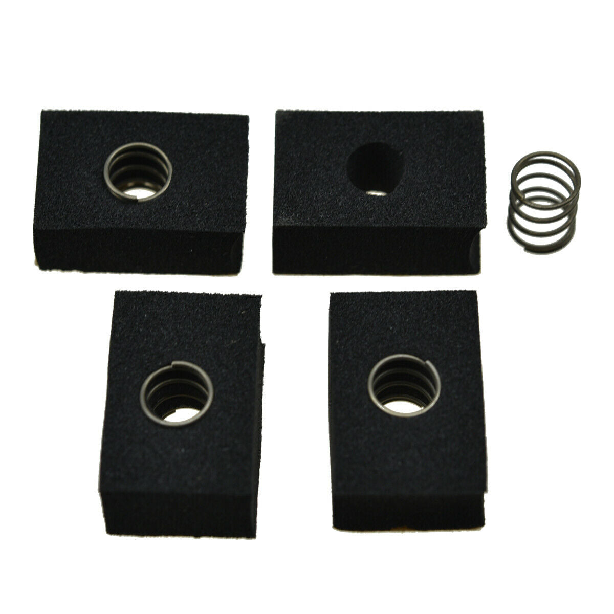Pack of 4 Pickup Height Foam Adjustment Pads w/ Spring for P Bass/Jaquar Pickups