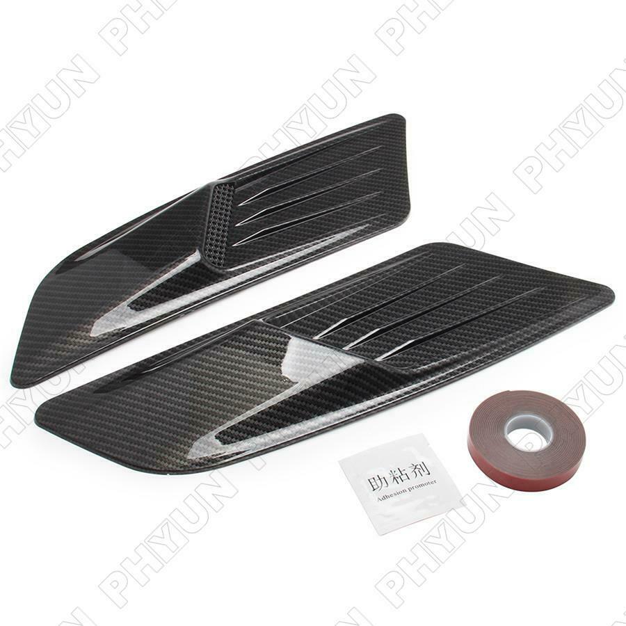 2x Car Decorative Air Flow Intake Hood Vent Bonnet Covers Decorative Accessories