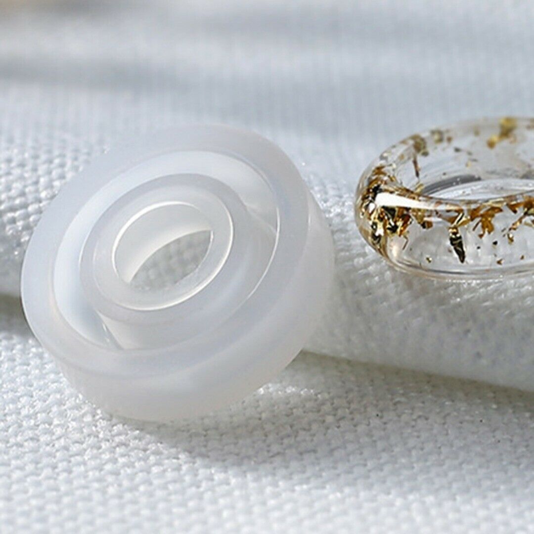 16mm/17mm/18mm Silicone Mold Round DIY Ring Jewelry Making Mould Findings Craft