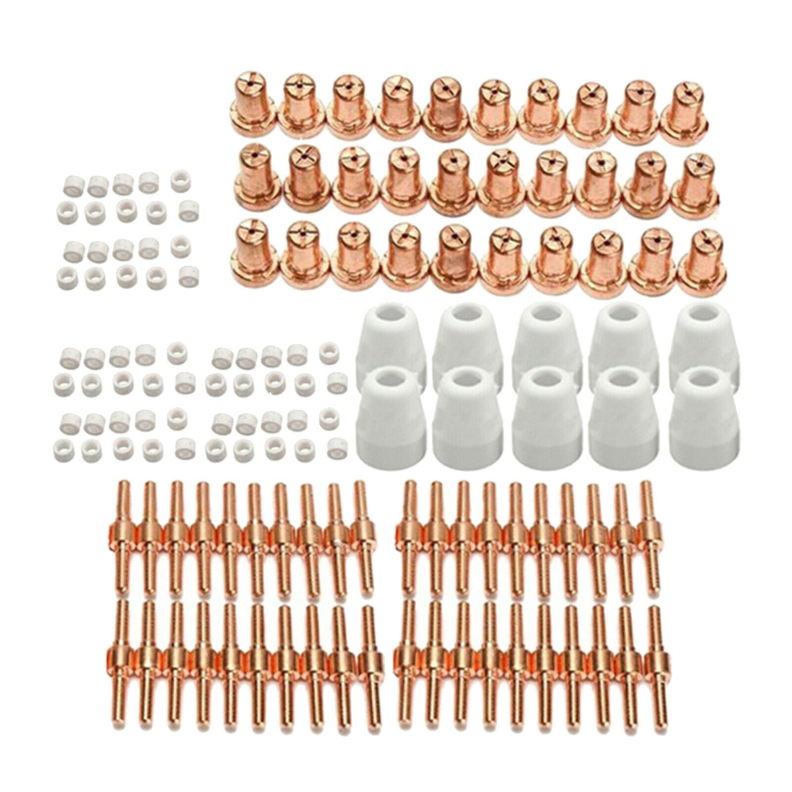 Plasma Cutter Kits Tip Nozzles Guide Ring for PT31 Welding Tools Parts