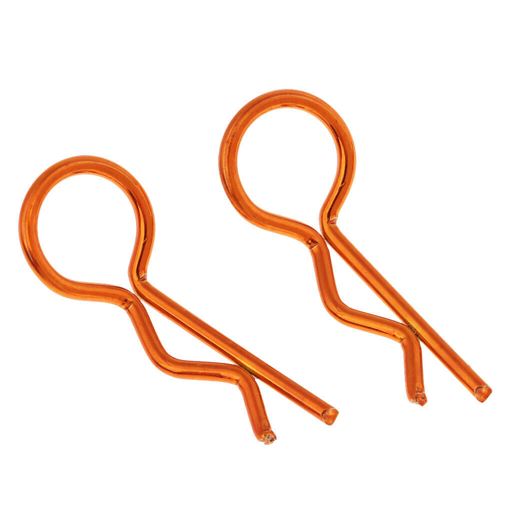 20Pcs 1/8 1/10 1/12 1/16 Scale RC Car 23mm Long Body Cover Clips R Pins