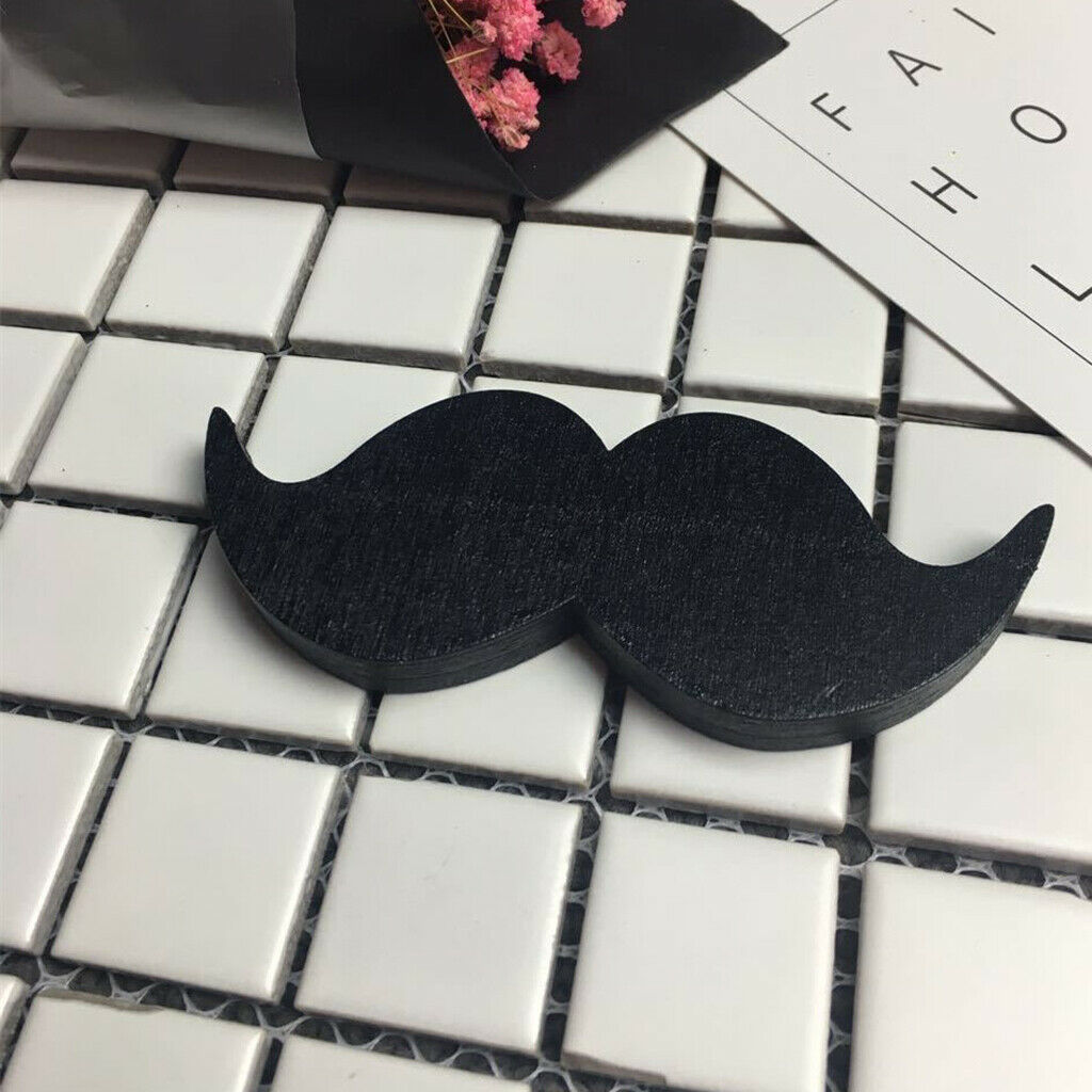 EU Style Moustache Mounted Door Wall Hook Storage Hanger Bag Holder black