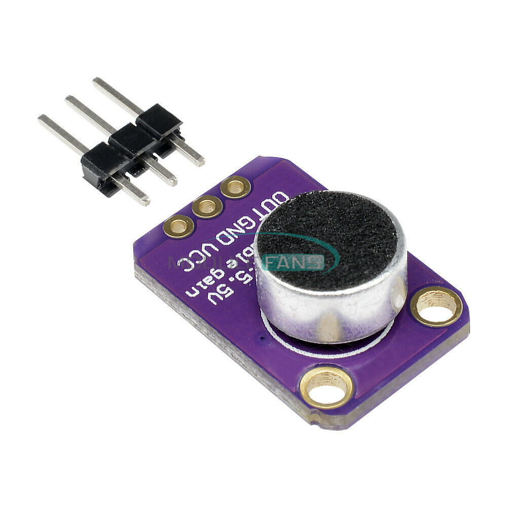 2PCS Microphone Amplifier Module MAX4466 w/ Adjustable Gain For Arduino