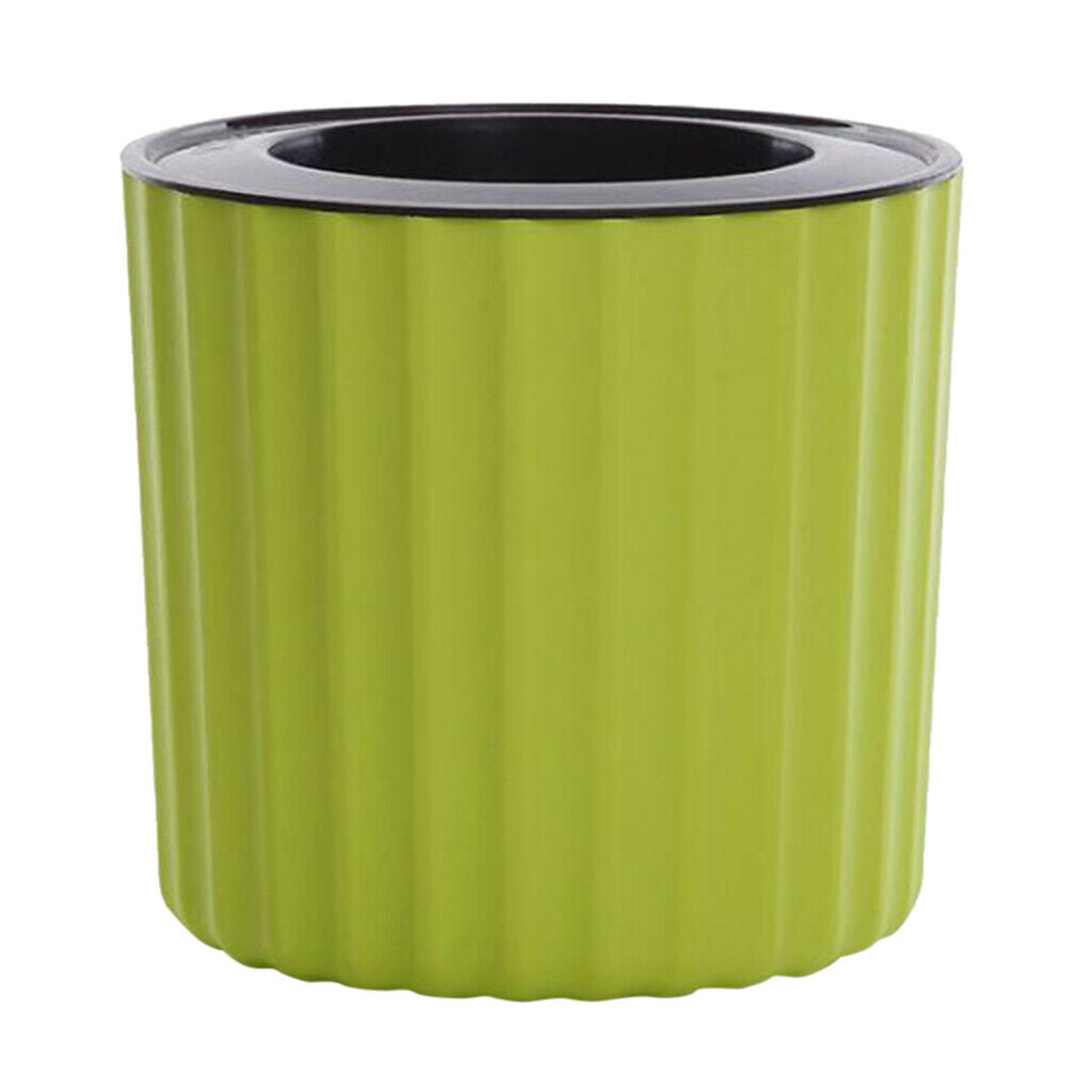 Green Plastic Self Watering Planter, Indoor Outdoor Home Garden Planter Pot for