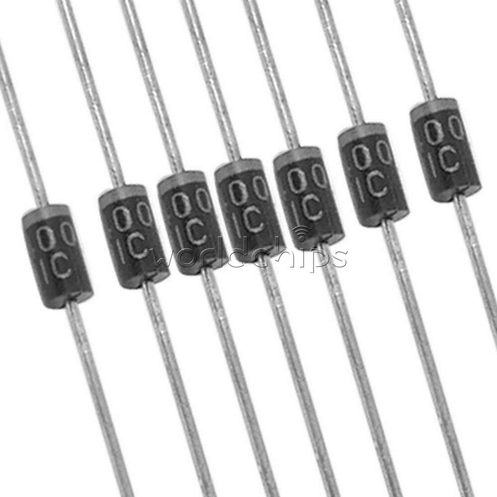 100PCS 1A 50V rectifier diode 1N4001 IN4001 DO-41 SSY-2420 NEW