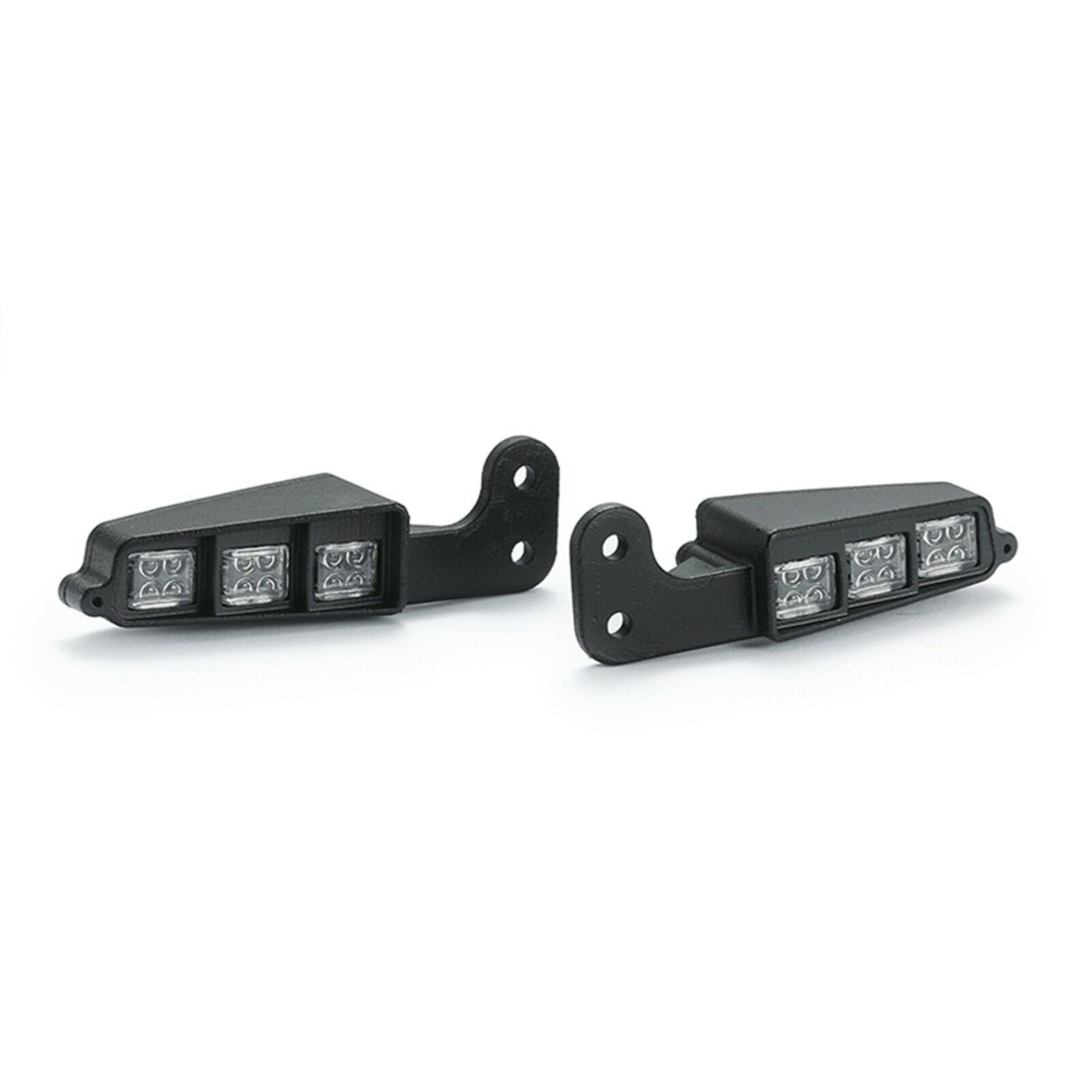 RC Front Bumper Lights Built-in Spotlights Bronco 1/10 Car Hobby Spare Parts