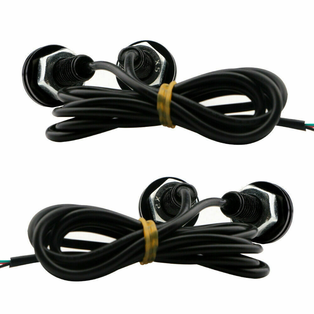 4Pcs White 4014 12SMD Eagle Eye LED Car Daytime Running Light Backup Signal Lamp