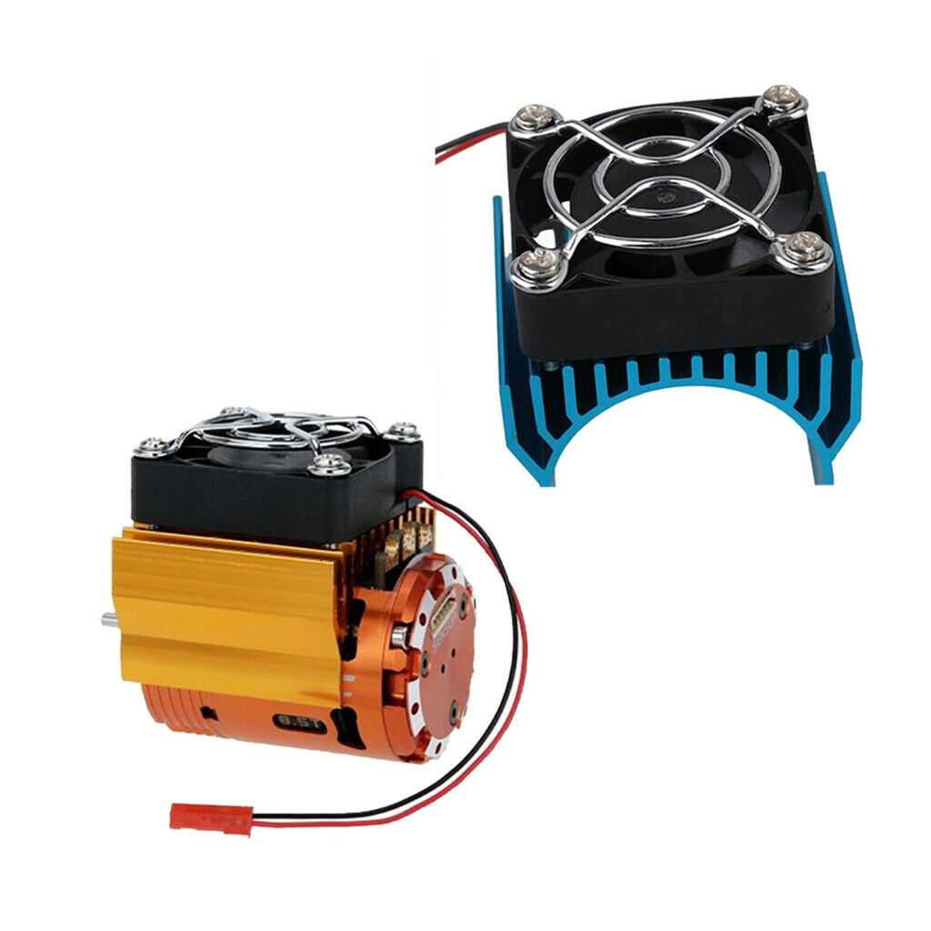 540/550 Motor  Sink with 40mm Fan Cooling for RC 1:10 Car Pack of 2