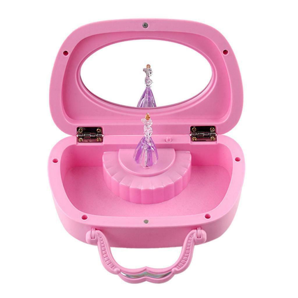 2x Ballerina Music Jewelry Boxes Storage Case for Girls for Elise Melody