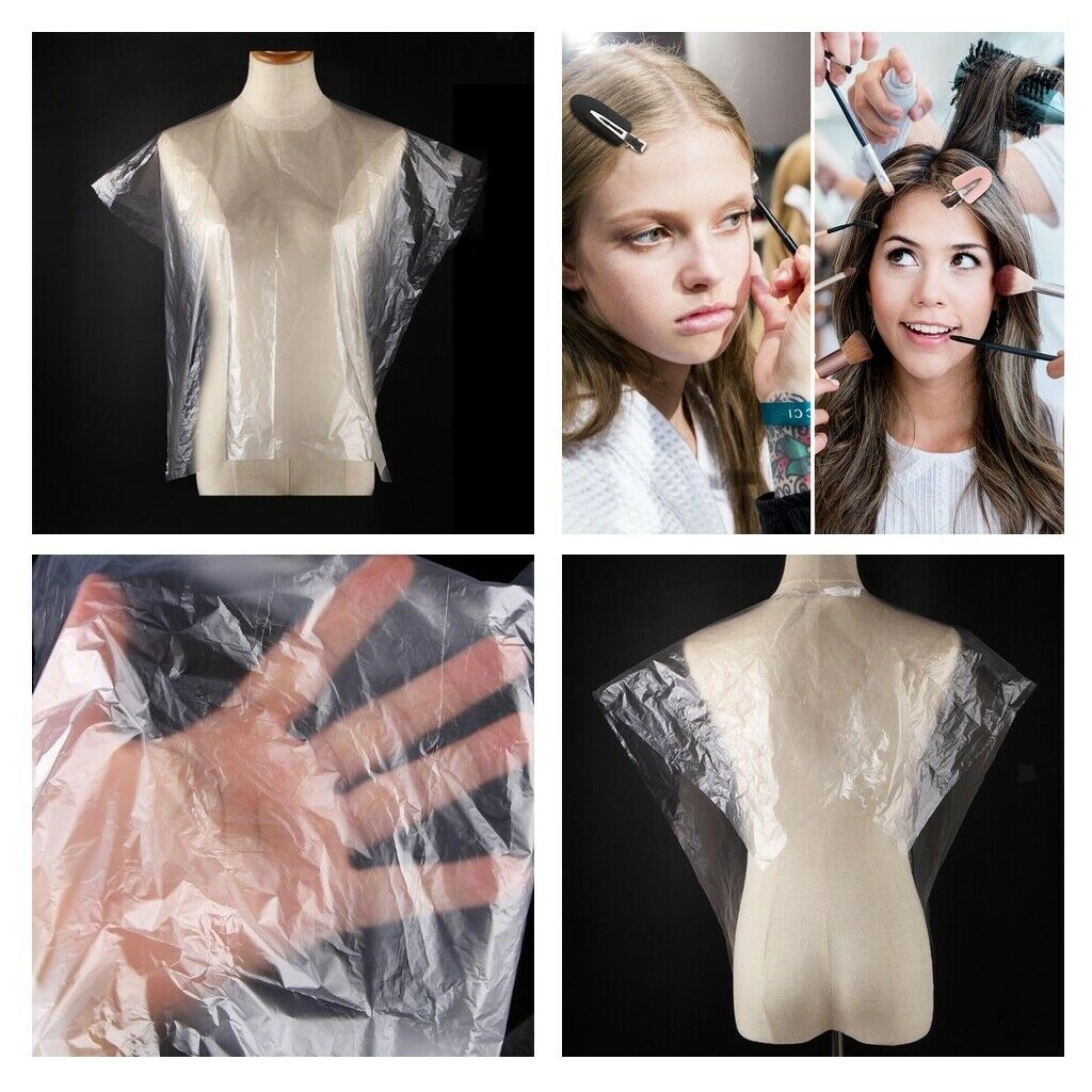 200x Disposable Hair Cutting Cape Barber Hairdressing Capes Gowns 120X160cm
