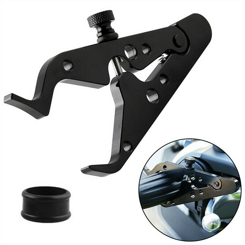 Motorcycle Cruise Control w/ Rubber Ring Hand Throttle Lock Assist Retainer