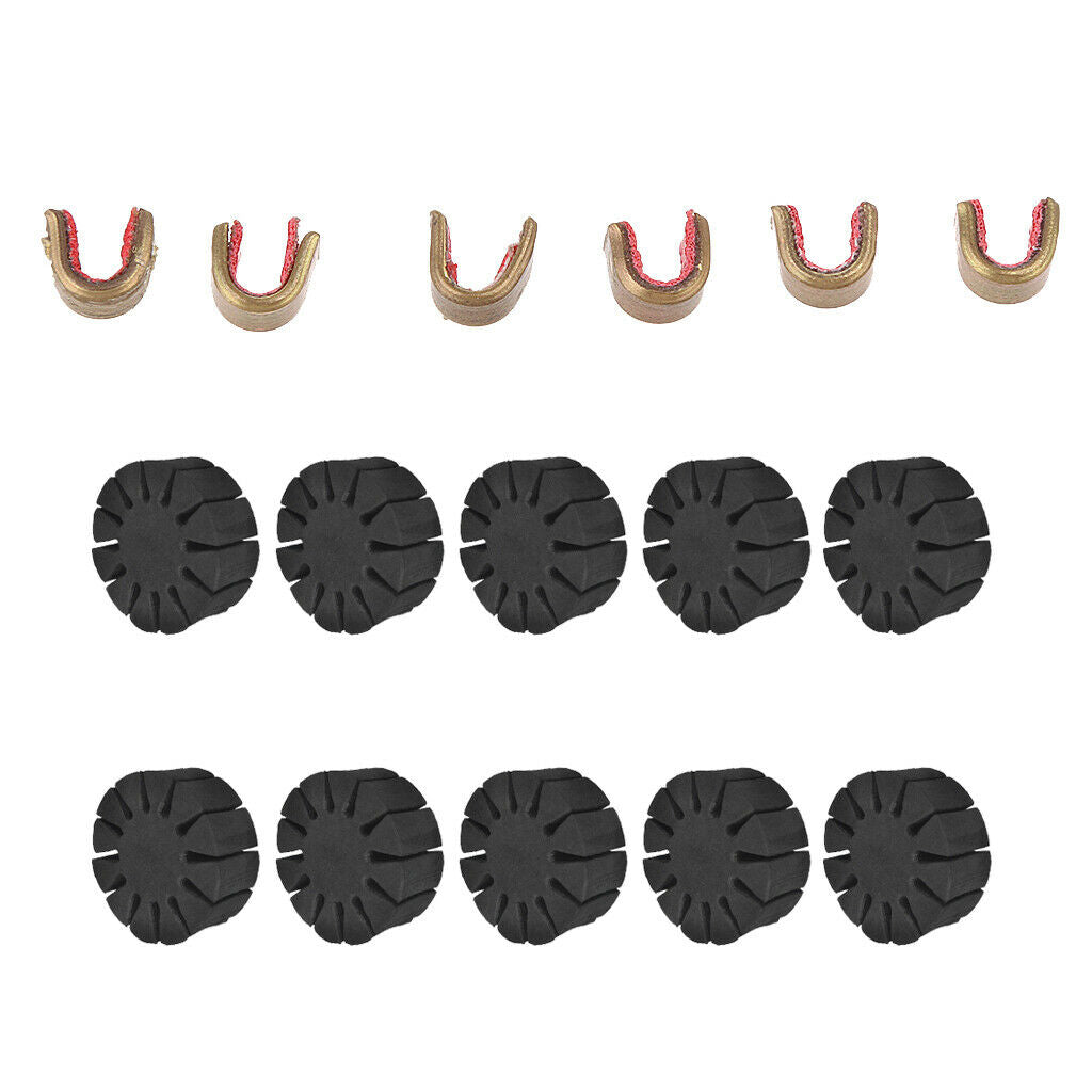 6 Pieces Of Arrow Nocks With 10 Pcs Of Sport Accessory Separator