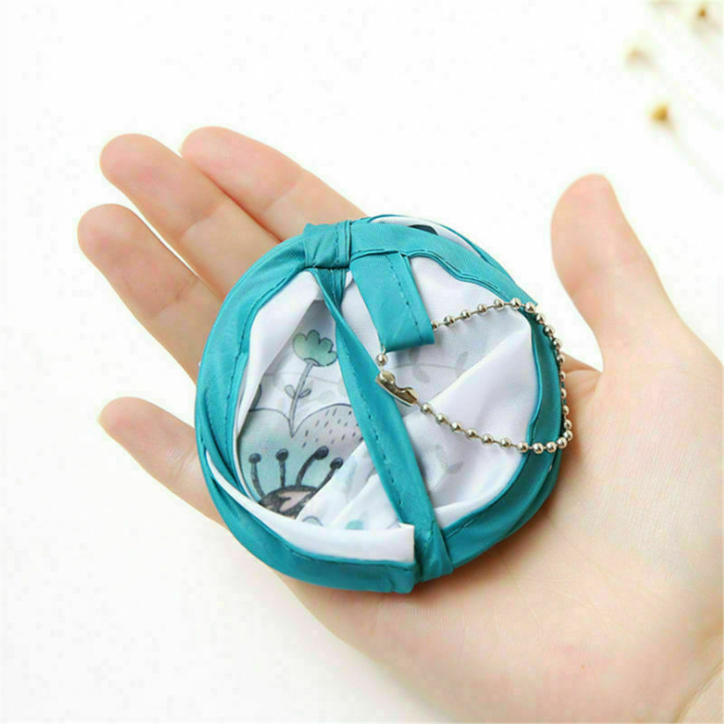 2PCS Lovely Foldable Small Round Portable Fans Hand Fan Pocket For Wedding Party
