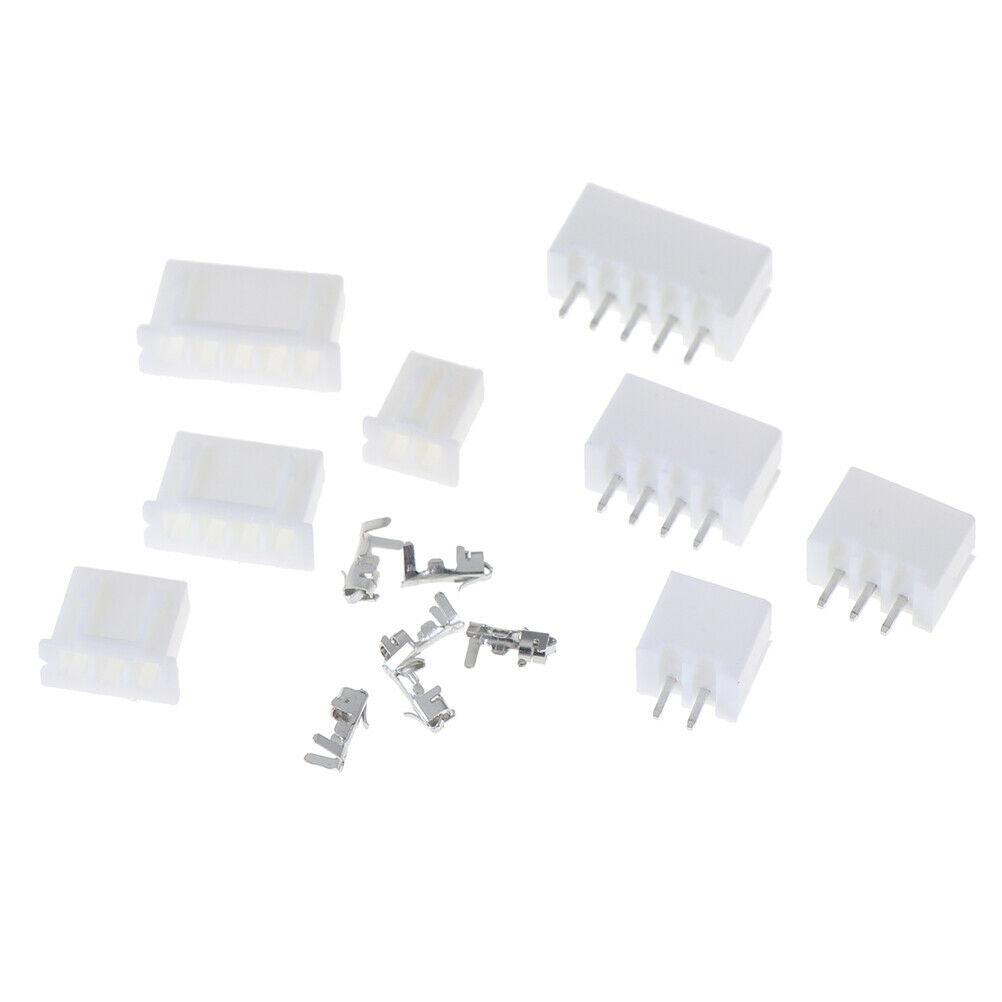 230pcs XH2.54 2p 3p 4p 5 pin 2.54mm pitch terminal kit JST connector_s WF