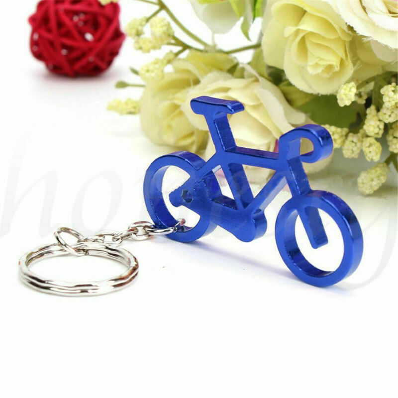 Colorful Alloy Metal Bike Bicycle Cycling Key Chain Ring Keyring Keychain Keyfob