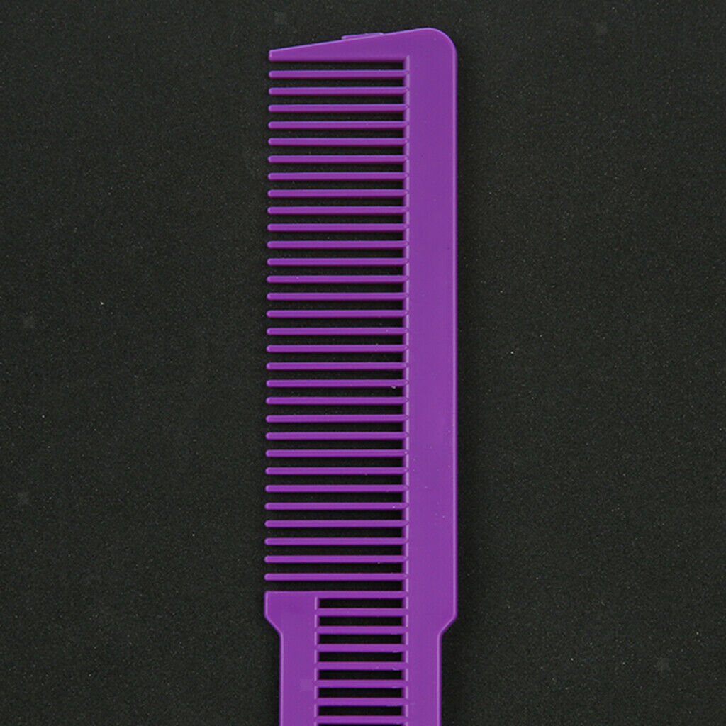 3x Barber Flattop Clipper Cutting Combs Plastic Static Free Hairdressing